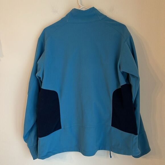 Marmot Women’s Fleece Full Zip Windstopper wind breaker jacket coat blue warm XL - Picture 12 of 12